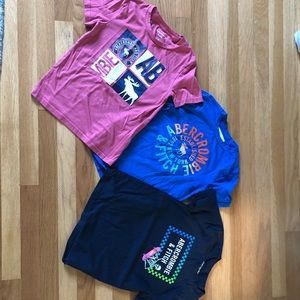 3 Abercrombie kids shirts